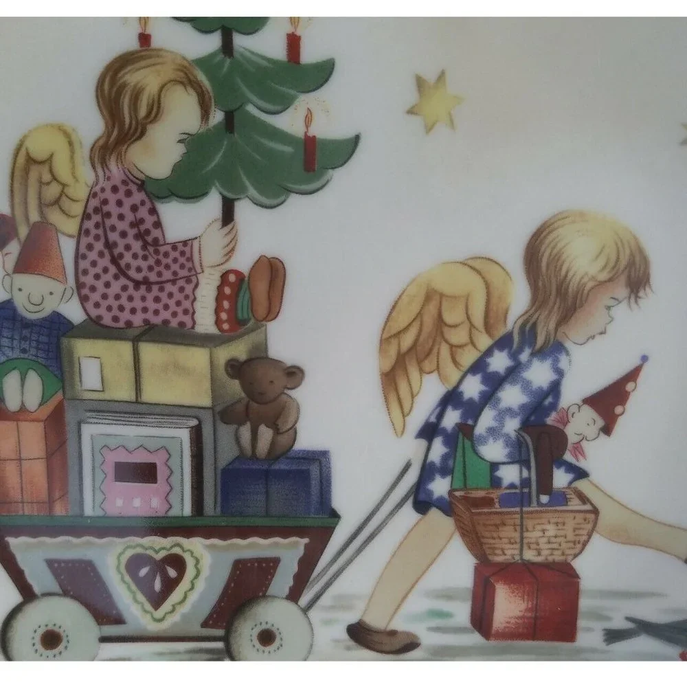 Vintage Bertha Hummel Plate Christmas 1980 PARADE INTO TOYLAND Ltd.Edition